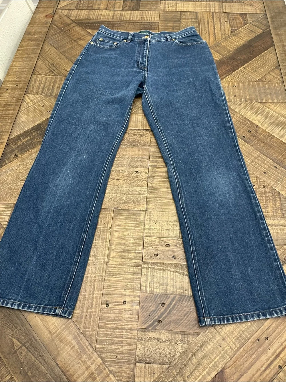 Vintage Lauren Jeans Co. Ralph Lauren High Rise Straight Leg Jeans Blue Size 8